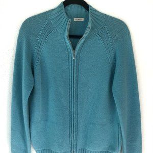 Malo 100% Cashmere Zip Up